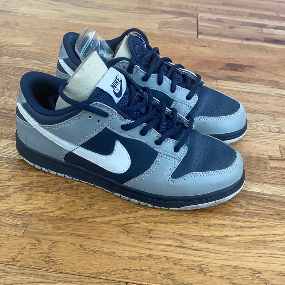 Nike Dunk Low Obsidian 3M Reflective Silver Sz 3Y